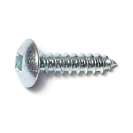 Midwest Fastener Sheet Metal Screw, #8 x 3/4 in, Zinc Plated Steel Truss Head Square Drive, 40 PK 30808
